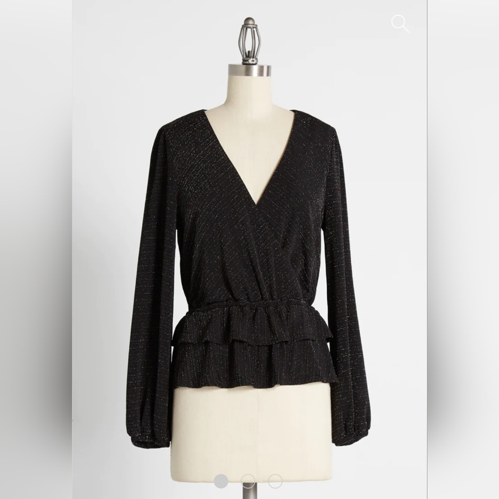 Modcloth Peplum Top